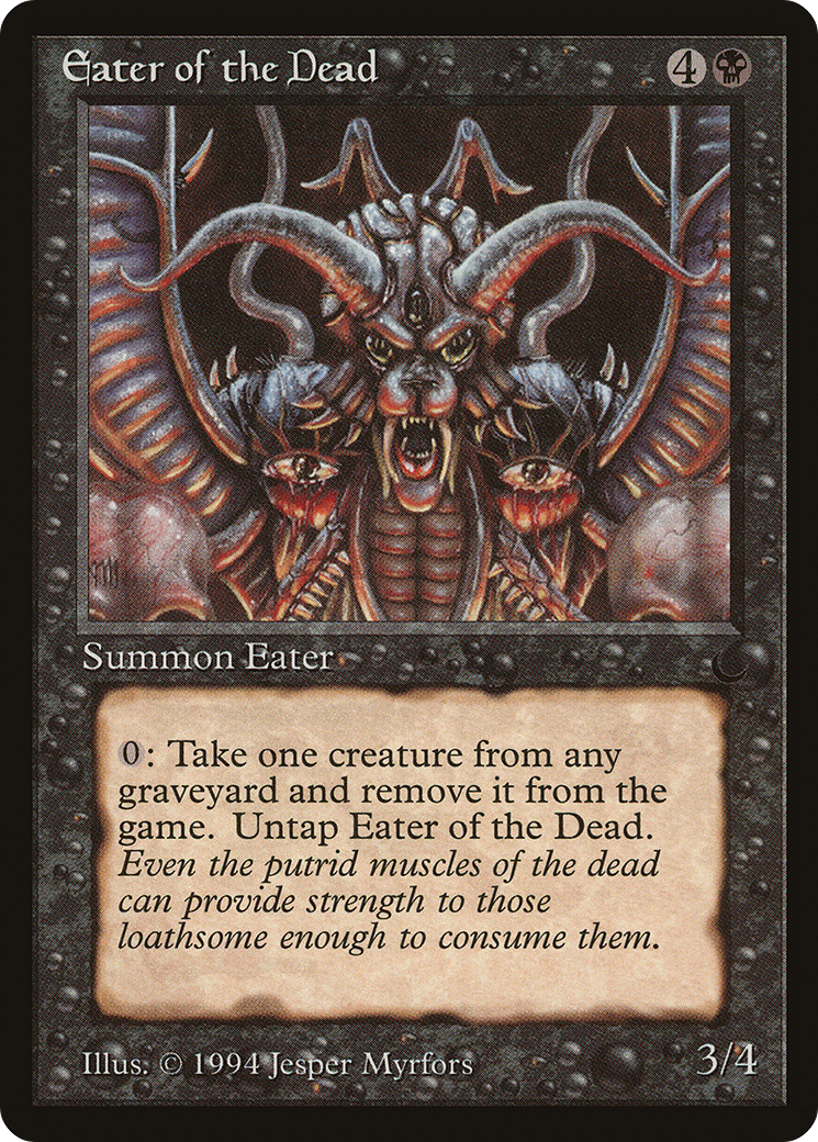 Eater of the Dead (DRK-) [Oldschool] The Dark MTG Single Wizards of the Coast