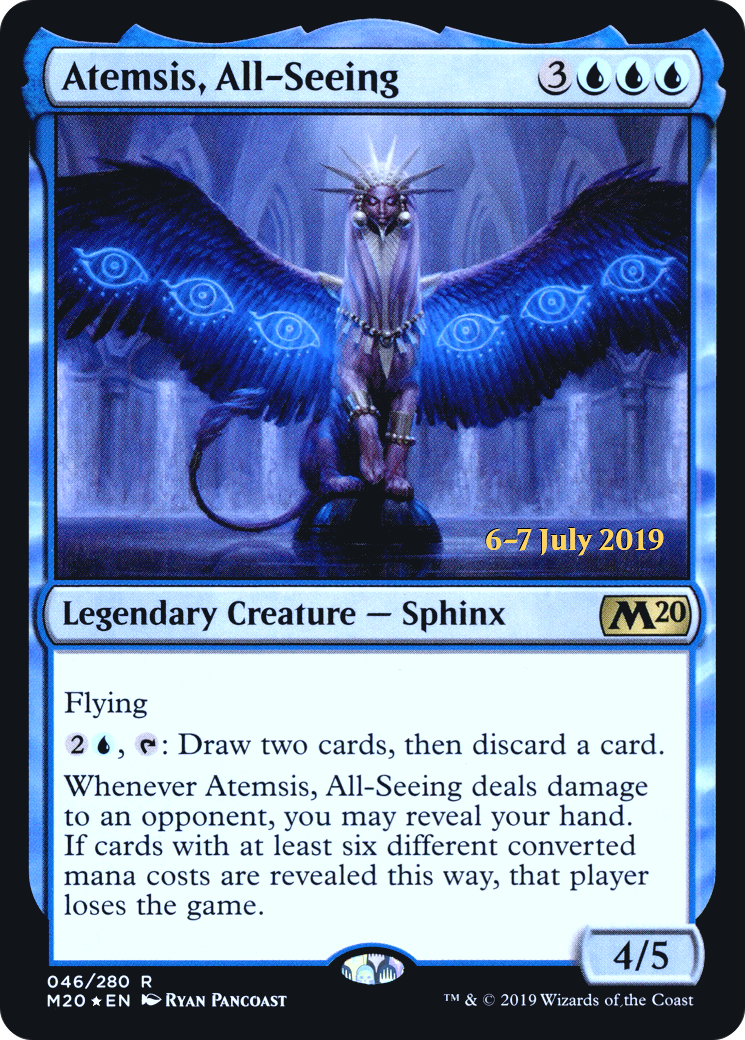 Atemsis, All-Seeing (PRE-046) [Core Set 2020 Promos] Foil MTG Single Wizards of the Coast