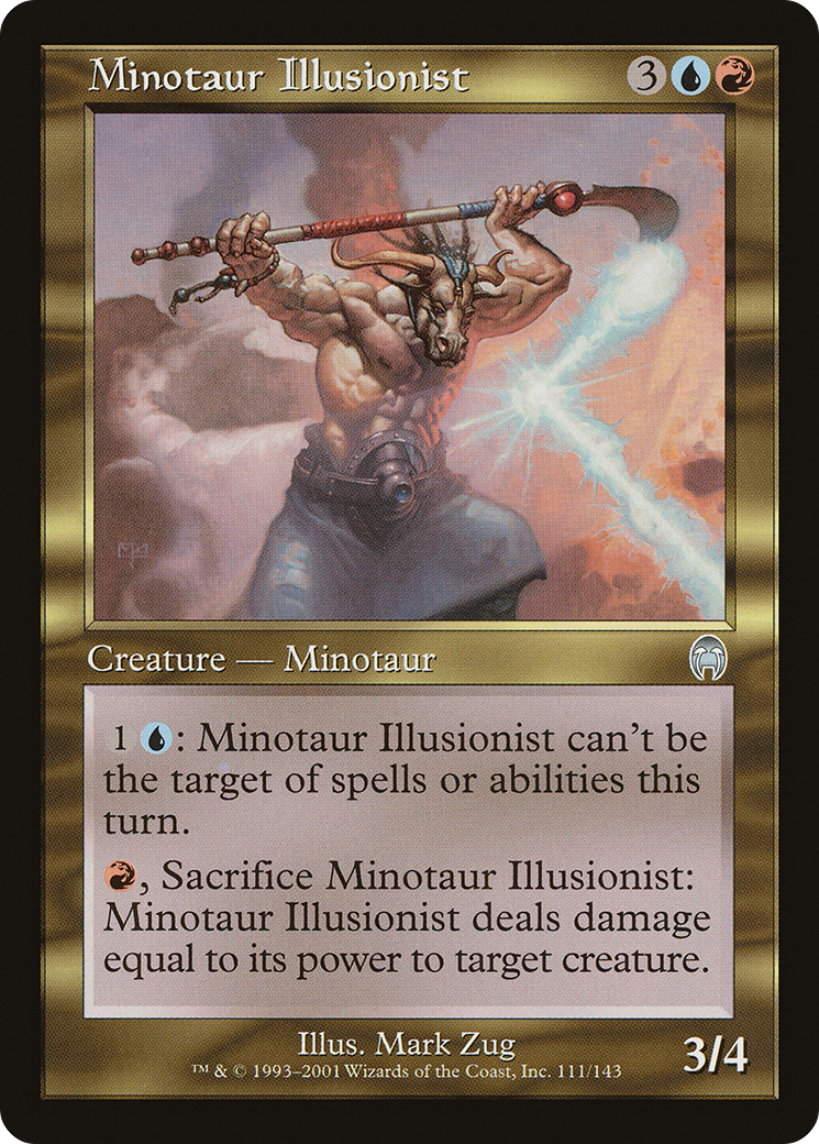 Minotaur Illusionist (APC-111) [Apocalypse] MTG Single Wizards of the Coast