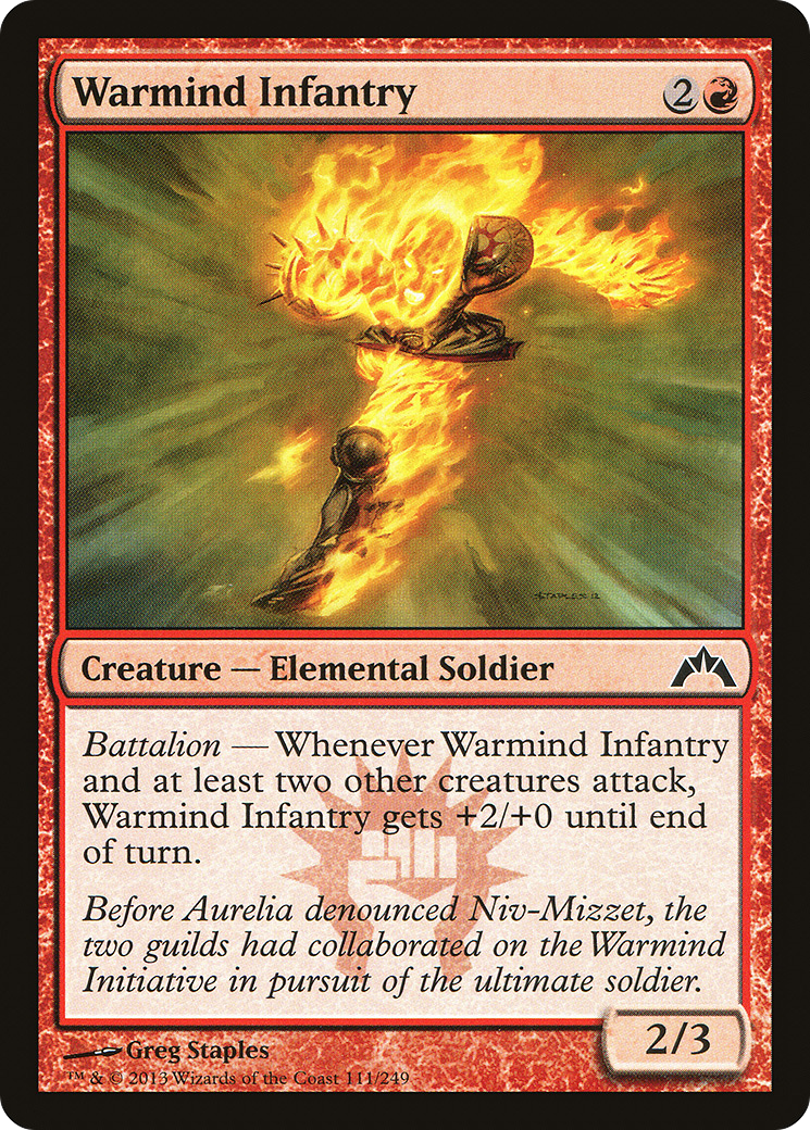 Warmind Infantry (GTC-111) [Gatecrash] MTG Single Wizards of the Coast