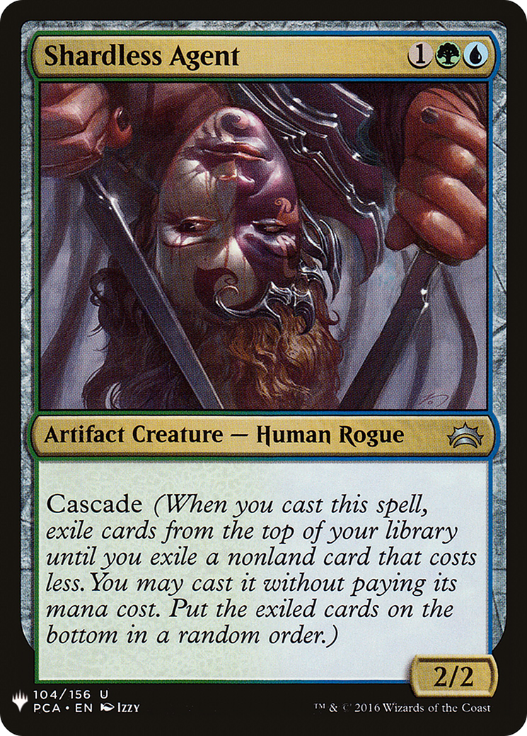 Shardless Agent (LIST-PCA-104) [Mystery Booster] The List MTG Single Wizards of the Coast