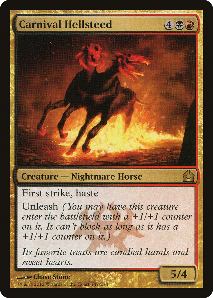 Carnival Hellsteed (RTR-147) [Return to Ravnica] Foil MTG Single Wizards of the Coast