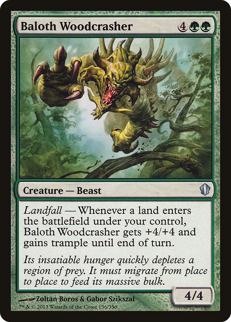 Baloth Woodcrasher (C13-136) [Commander 2013] MTG Single Wizards of the Coast
