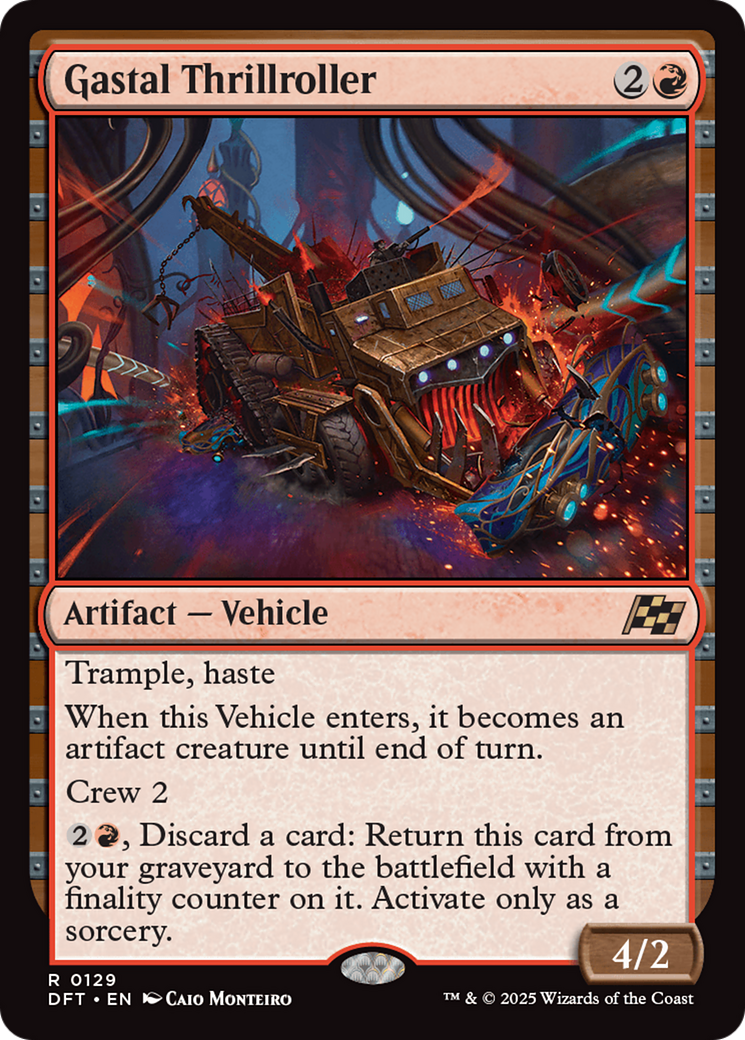 Gastal Thrillroller (DFT-129) [Aetherdrift] MTG Single Wizards of the Coast