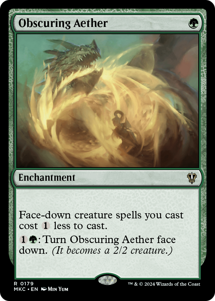 Obscuring Aether (MKC-179) [Murders at Karlov Manor Commander] MTG Single Wizards of the Coast