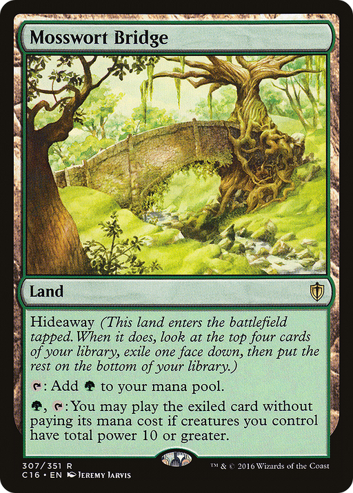 Mosswort Bridge (C16-307) [Commander 2016] MTG Single Wizards of the Coast