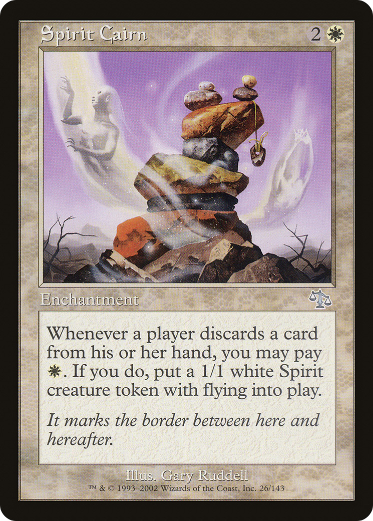 Spirit Cairn (JUD-026) [Judgment] Foil MTG Single Wizards of the Coast