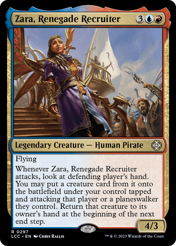 Zara, Renegade Recruiter (LCC-297) [The Lost Caverns of Ixalan Commander] MTG Single Wizards of the Coast
