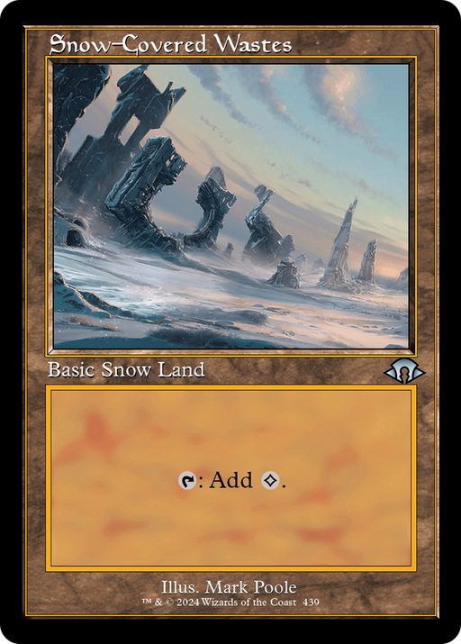 Snow-Covered Wastes (MH3-439) [Modern Horizons 3] MTG Single Modern Horizons 3