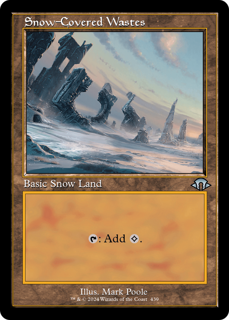 Snow-Covered Wastes (MH3-439) [Modern Horizons 3] Foil MTG Single Modern Horizons 3