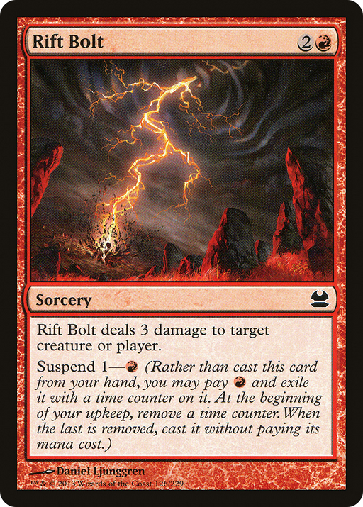 Rift Bolt (MMA-126) [Modern Masters] Foil MTG Single Modern Masters
