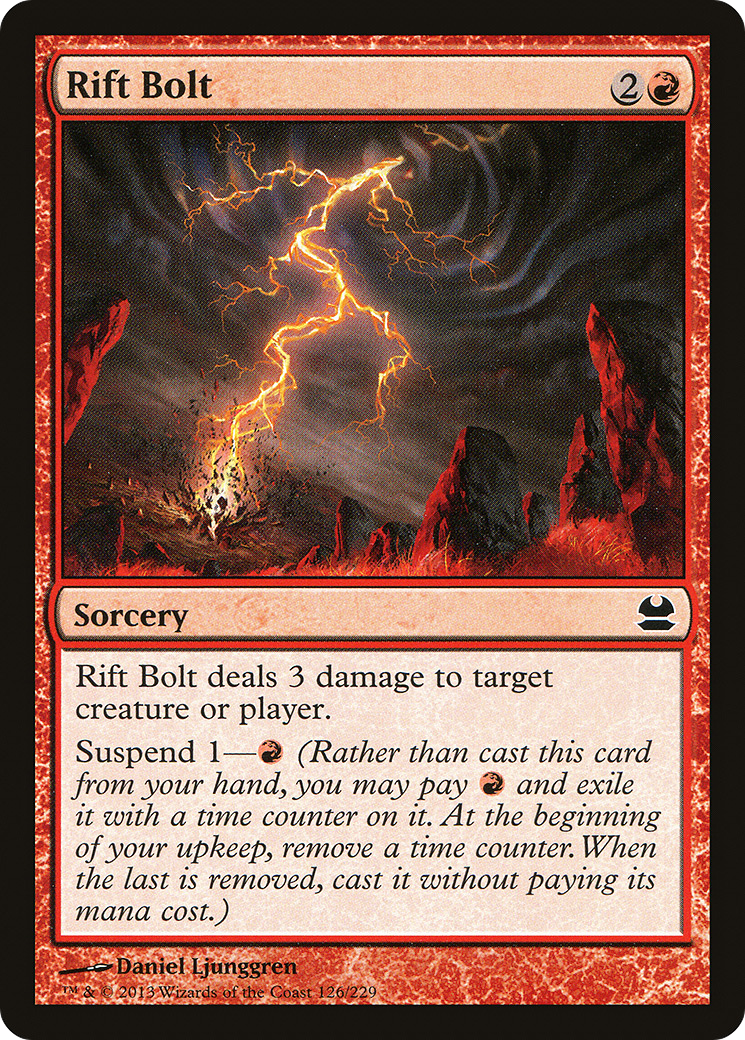 Rift Bolt (MMA-126) [Modern Masters] MTG Single Modern Masters