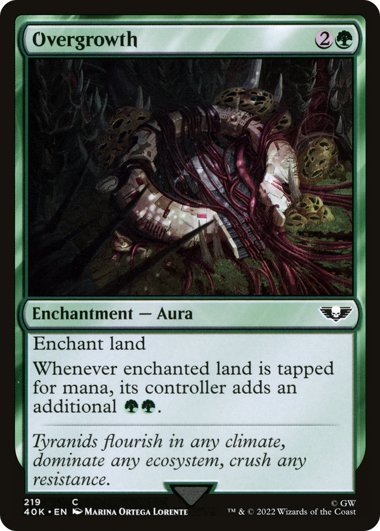 Overgrowth (40K-219) [Warhammer 40,000 Commander] MTG Single Wizards of the Coast