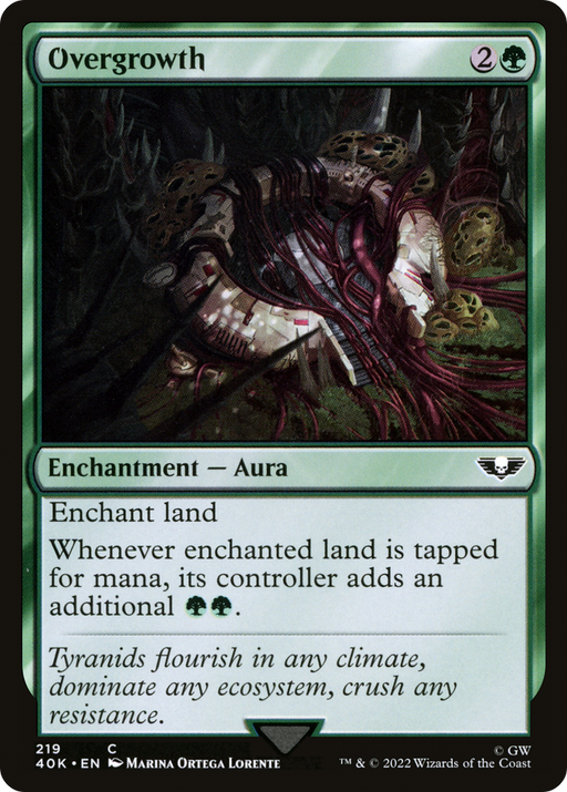 Overgrowth (40K-219) [Warhammer 40,000 Commander] MTG Single Wizards of the Coast