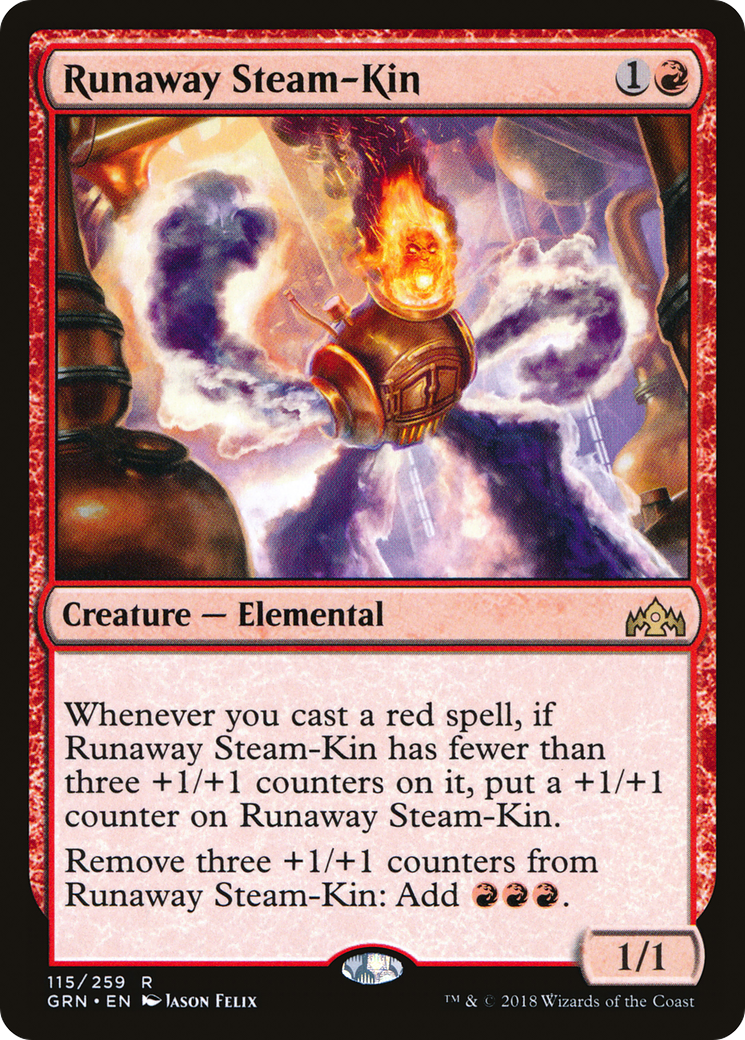 Runaway Steam-Kin (GRN-115) [Guilds of Ravnica] Foil MTG Single Wizards of the Coast