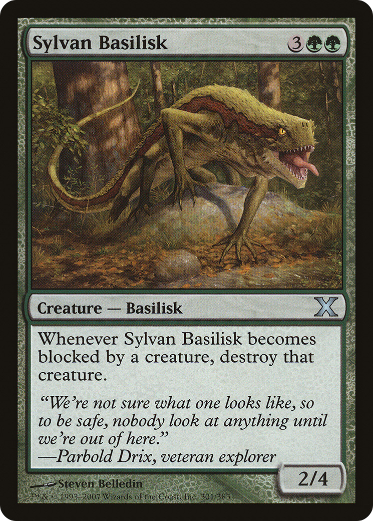 Sylvan Basilisk (10E-301) [Tenth Edition] MTG Single Wizards of the Coast