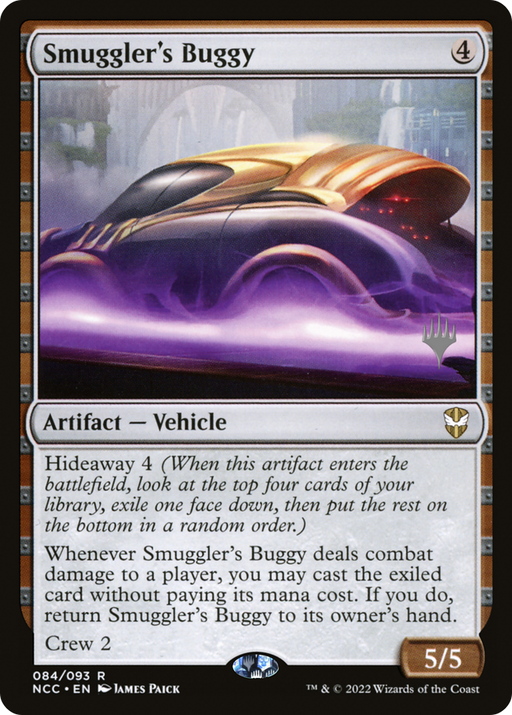 Smuggler's Buggy (PPSNC-84P) [New Capenna Commander Promos] Foil MTG Single Wizards of the Coast