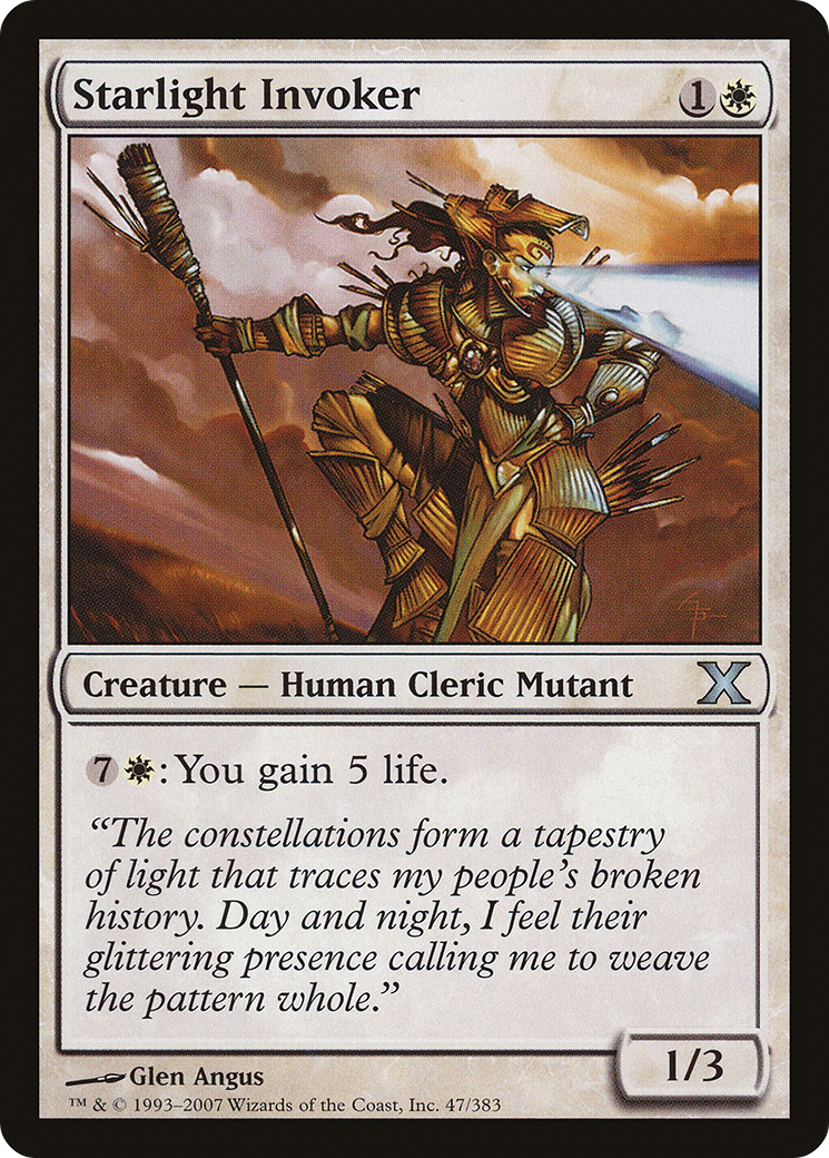 Starlight Invoker (10E-047) [Tenth Edition] Foil MTG Single Wizards of the Coast