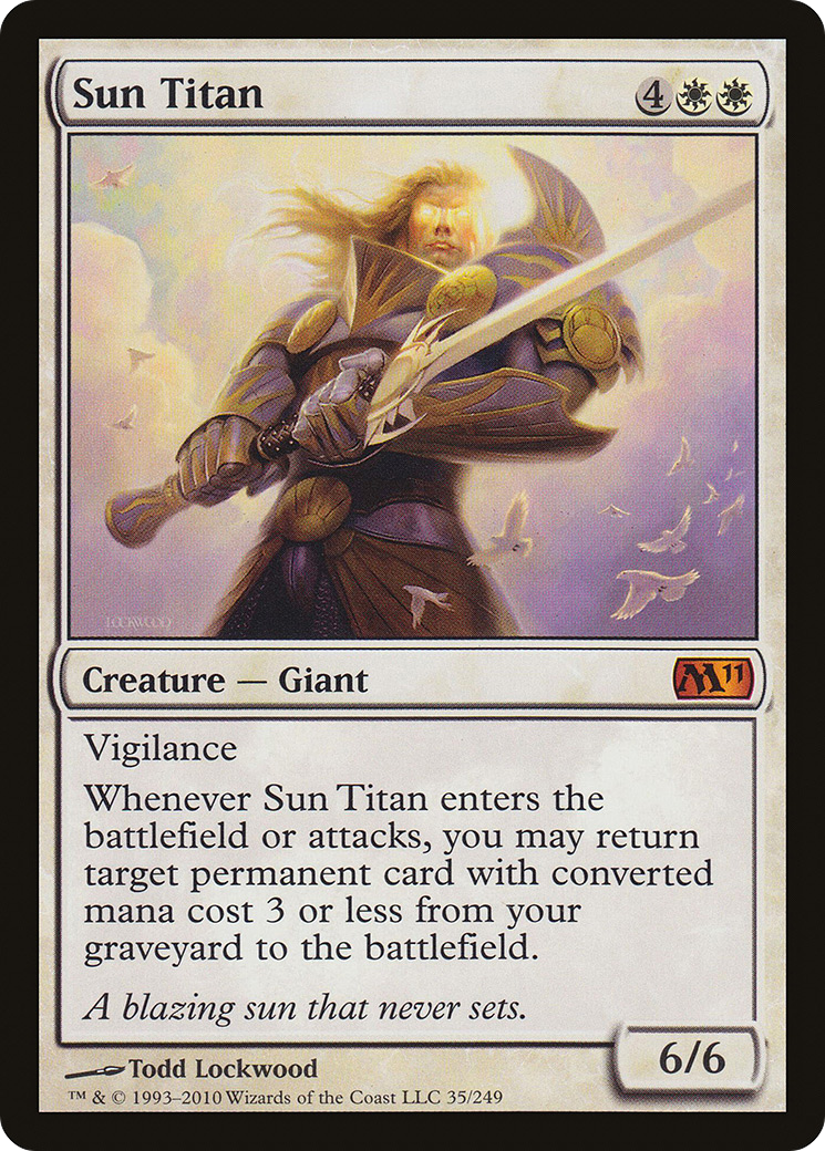 Sun Titan (M11-035) [Magic 2011] Foil MTG Single Wizards of the Coast