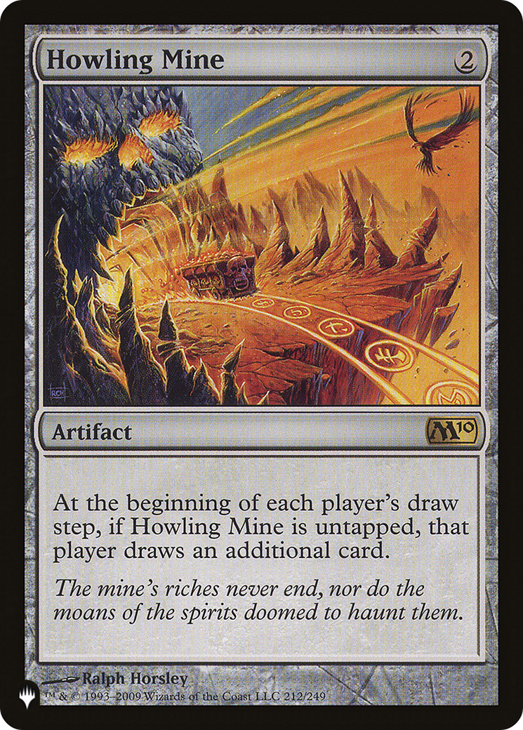 Howling Mine (LIST-M10-212) [Mystery Booster] The List MTG Single Wizards of the Coast
