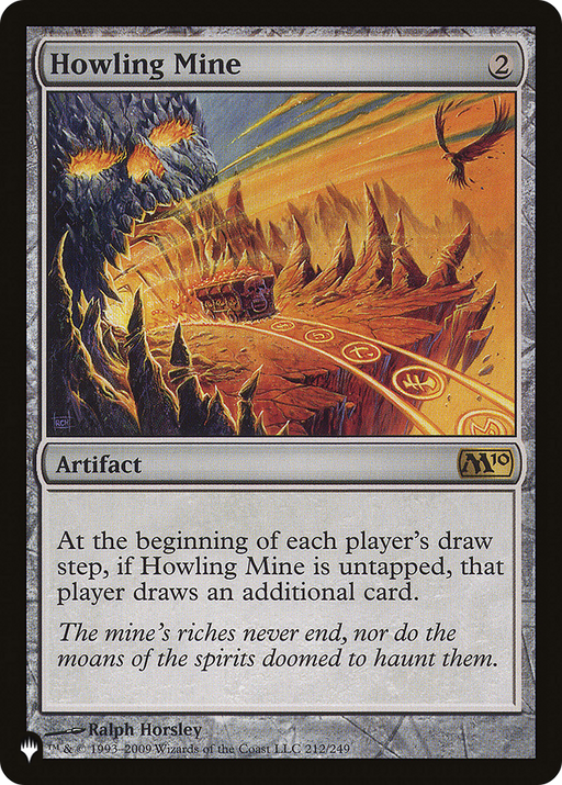 Howling Mine (LIST-M10-212) [Mystery Booster] The List MTG Single Wizards of the Coast