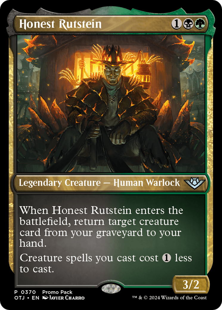 Honest Rutstein (PPOTJ-370) [Outlaws of Thunder Junction] Foil MTG Single Wizards of the Coast