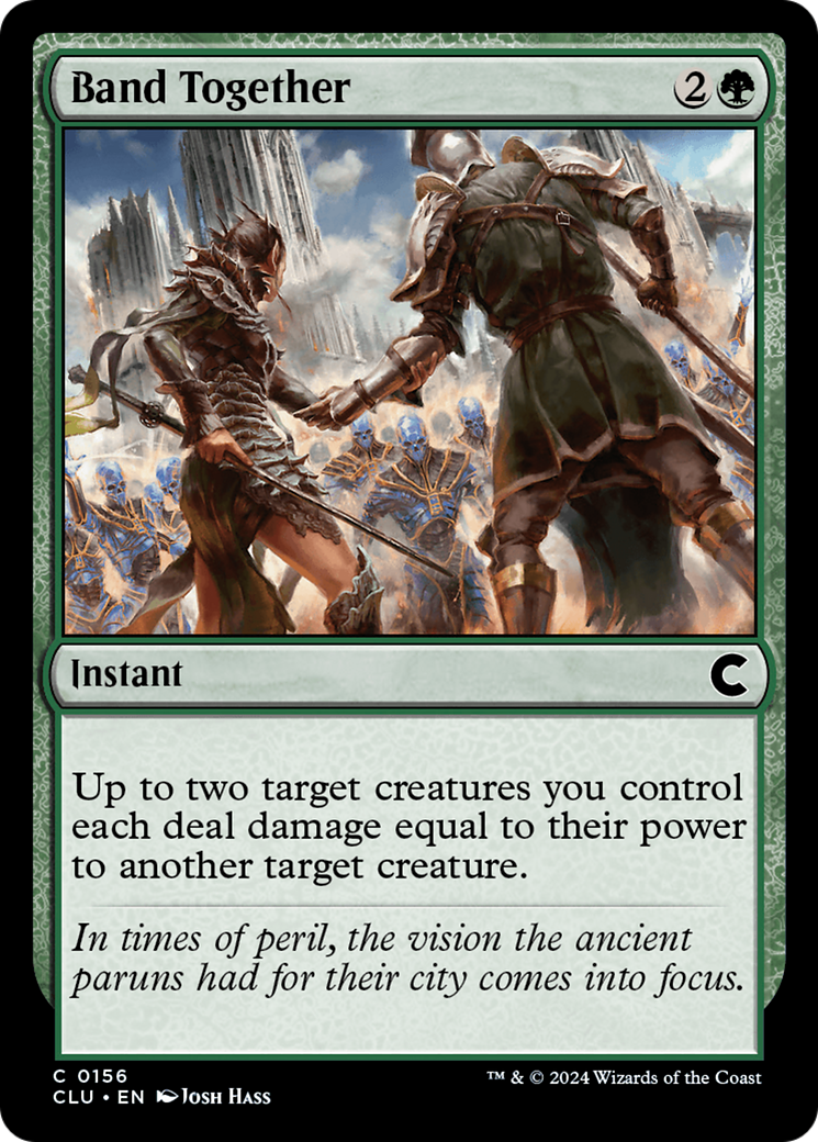 Band Together (CLU-156) [Ravnica: Clue Edition] MTG Single Wizards of the Coast