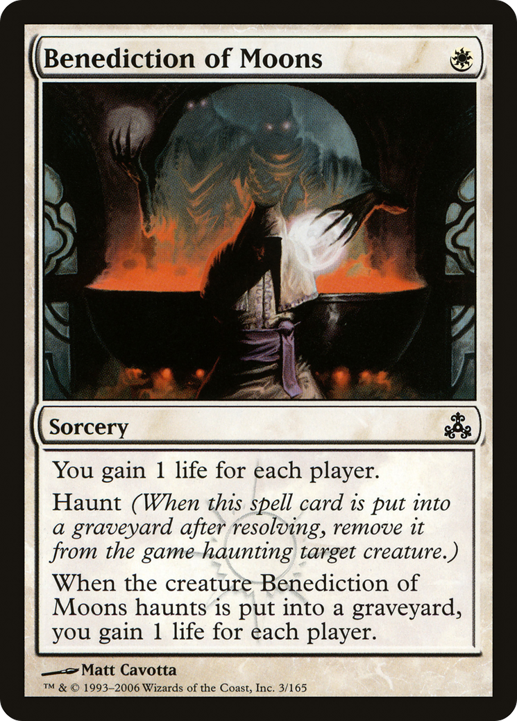 Benediction of Moons (GPT-003) [Guildpact] MTG Single Wizards of the Coast