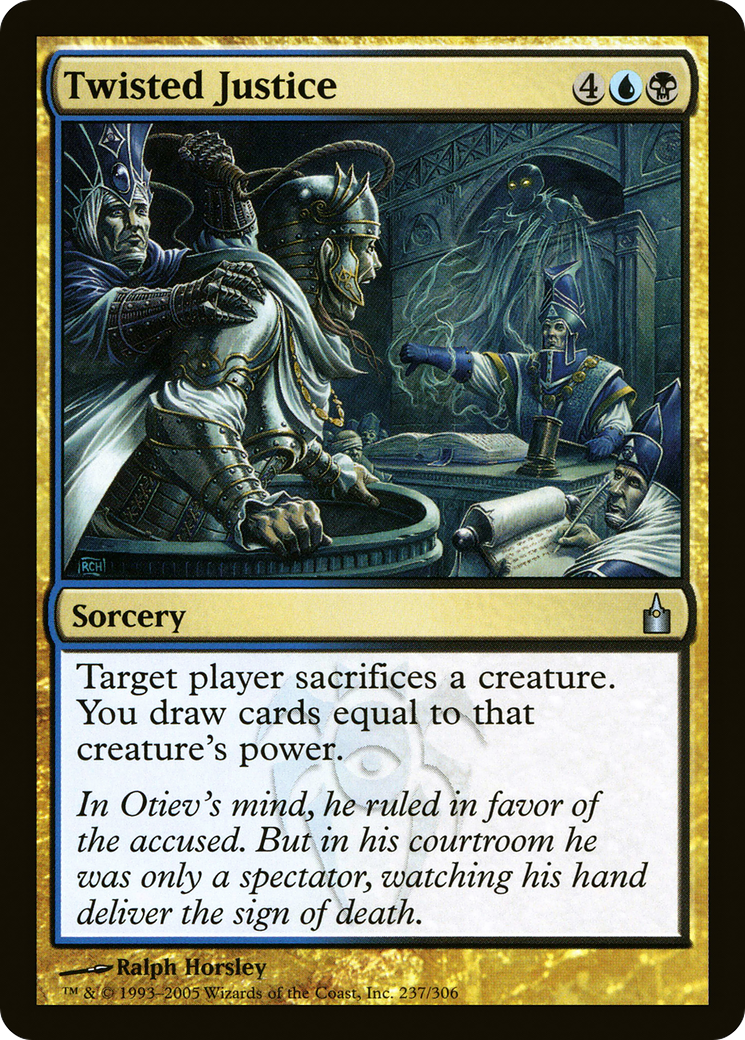 Twisted Justice (RAV-237) [Ravnica: City of Guilds] Foil MTG Single Wizards of the Coast