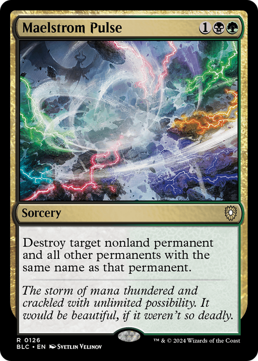 Maelstrom Pulse (BLC-126) [Bloomburrow Commander] MTG Single Wizards of the Coast