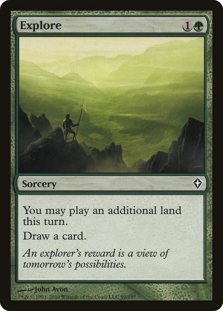 Explore (WWK-099) [Worldwake] Foil MTG Single Wizards of the Coast