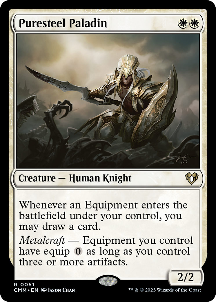 Puresteel Paladin (CMM-051) [Commander Masters] MTG Single Wizards of the Coast