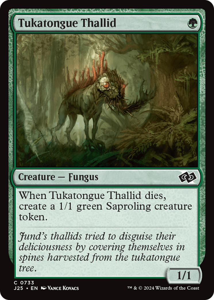 Tukatongue Thallid (J25-733) [Foundations Jumpstart] MTG Single Wizards of the Coast