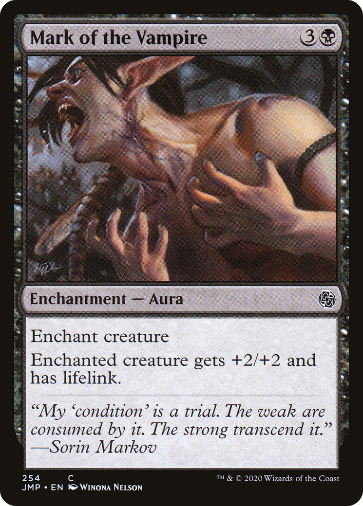 Mark of the Vampire (JMP-254) [Jumpstart] MTG Single Wizards of the Coast