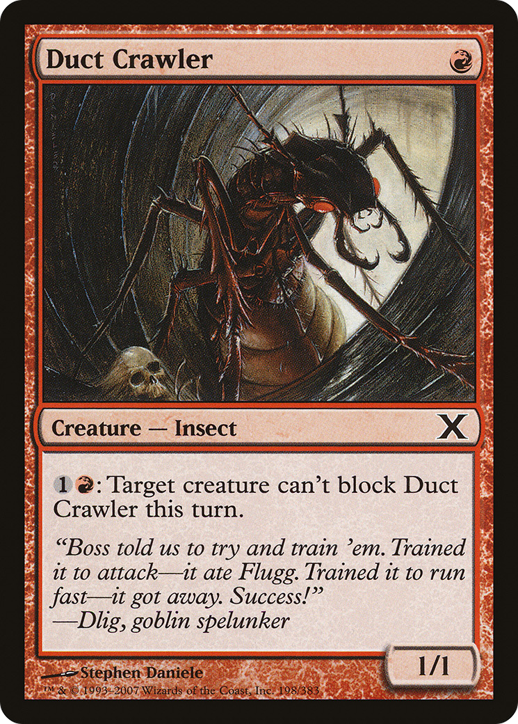 Duct Crawler (10E-198) [Tenth Edition] MTG Single Wizards of the Coast