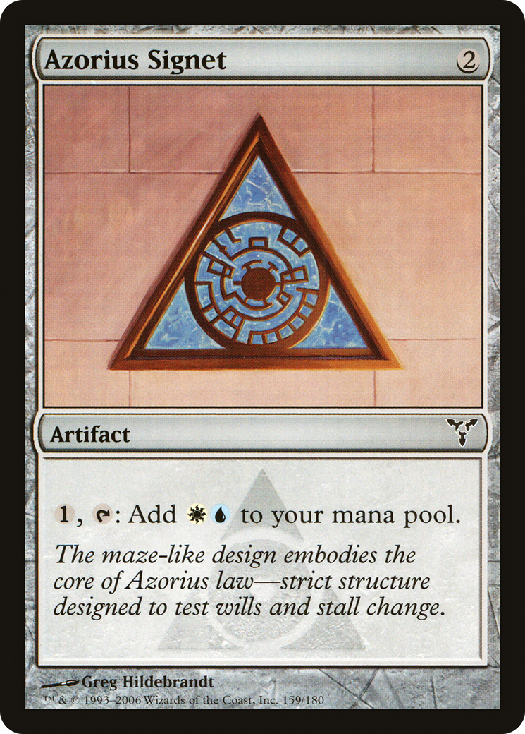 Azorius Signet (DIS-159) [Dissension] MTG Single Wizards of the Coast