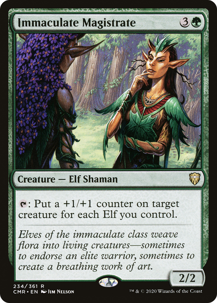 Immaculate Magistrate (CMR-234) [Commander Legends] Foil MTG Single Wizards of the Coast
