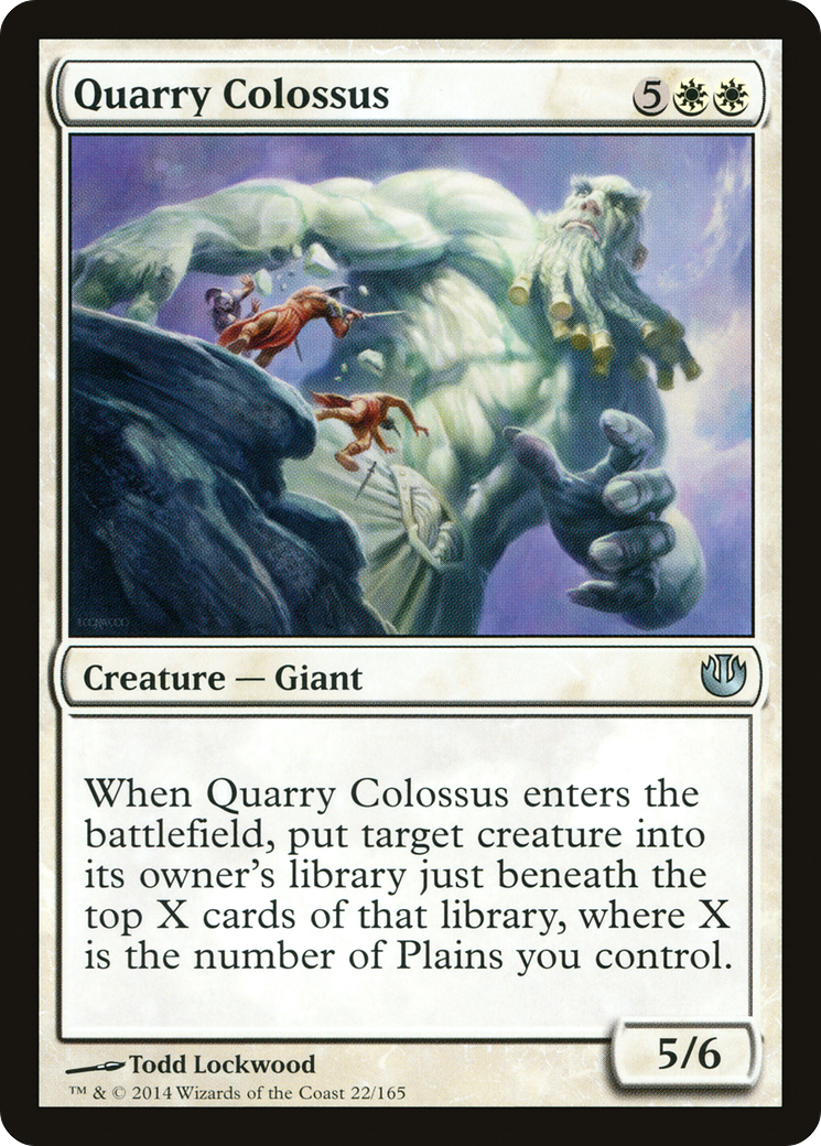 Quarry Colossus (JOU-022) [Journey into Nyx] Foil MTG Single Wizards of the Coast