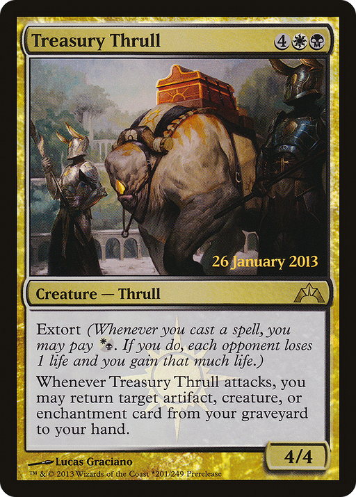 Treasury Thrull (PRE-201★) [Gatecrash Promos] Foil MTG Single Wizards of the Coast