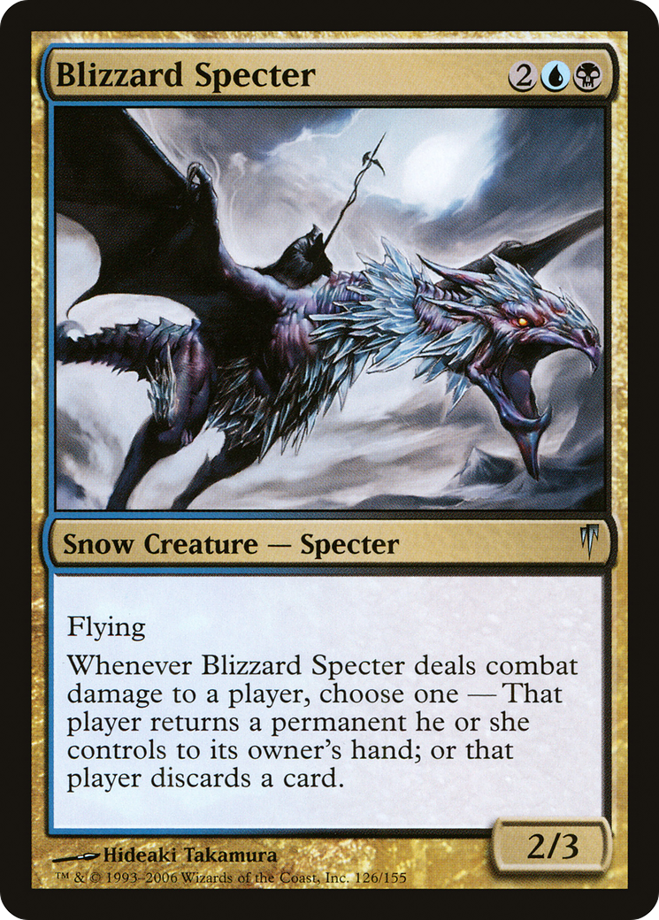 Blizzard Specter (CSP-126) [Coldsnap] Foil MTG Single Wizards of the Coast