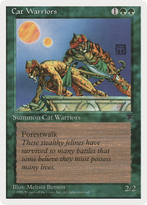 Cat Warriors (CHR-058) [Chronicles] MTG Single Wizards of the Coast