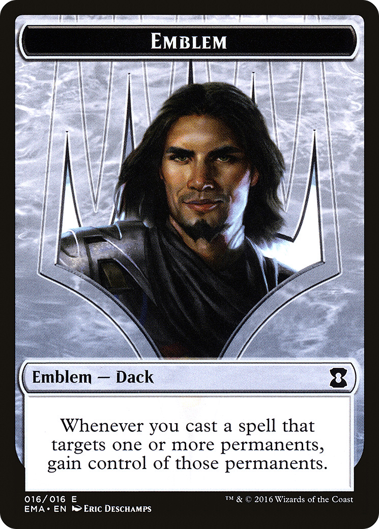 Emblem - Dack Fayden (EMA-016) [Tokens] Eternal Masters Tokens MTG Single Wizards of the Coast