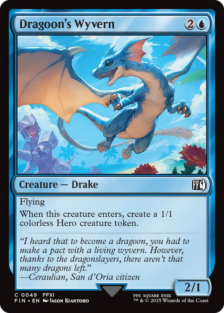 Dragoon's Wyvern (FIN-049) [FINAL FANTASY] MTG Single Wizards of the Coast