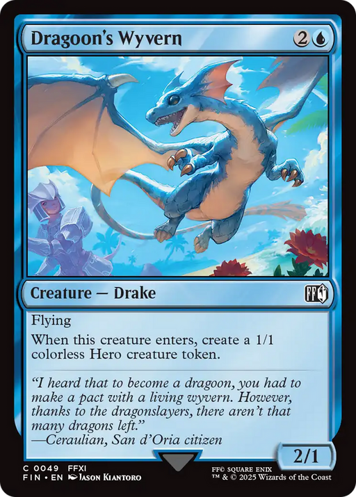 Dragoon's Wyvern (FIN-049) [FINAL FANTASY] MTG Single Wizards of the Coast