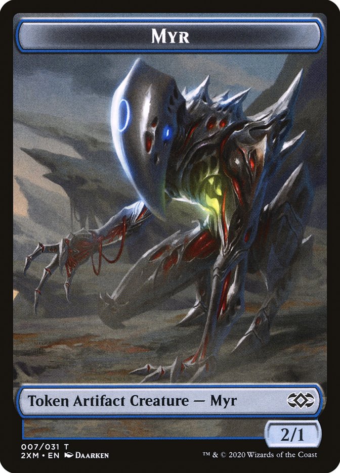 Myr Token (007/031) [Tokens] Double Masters Tokens MTG Single Magic: The Gathering