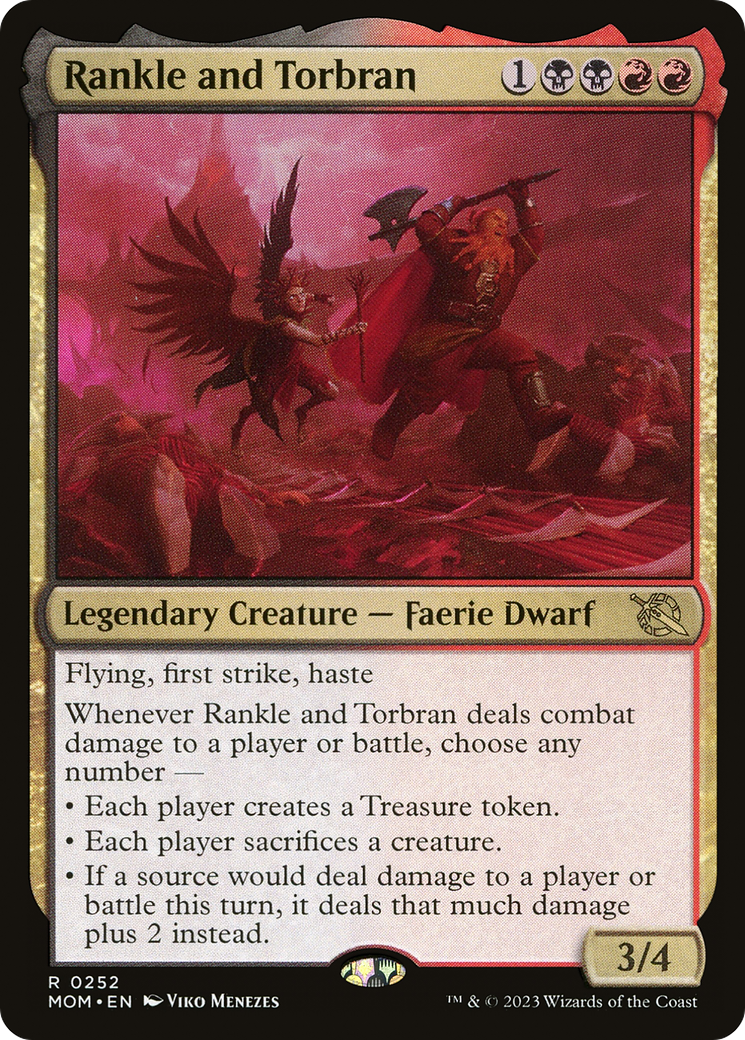 Rankle and Torbran (MOM-252) [March of the Machine] MTG Single Wizards of the Coast