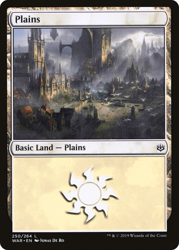 Plains (WAR-250) [War of the Spark] MTG Single Wizards of the Coast