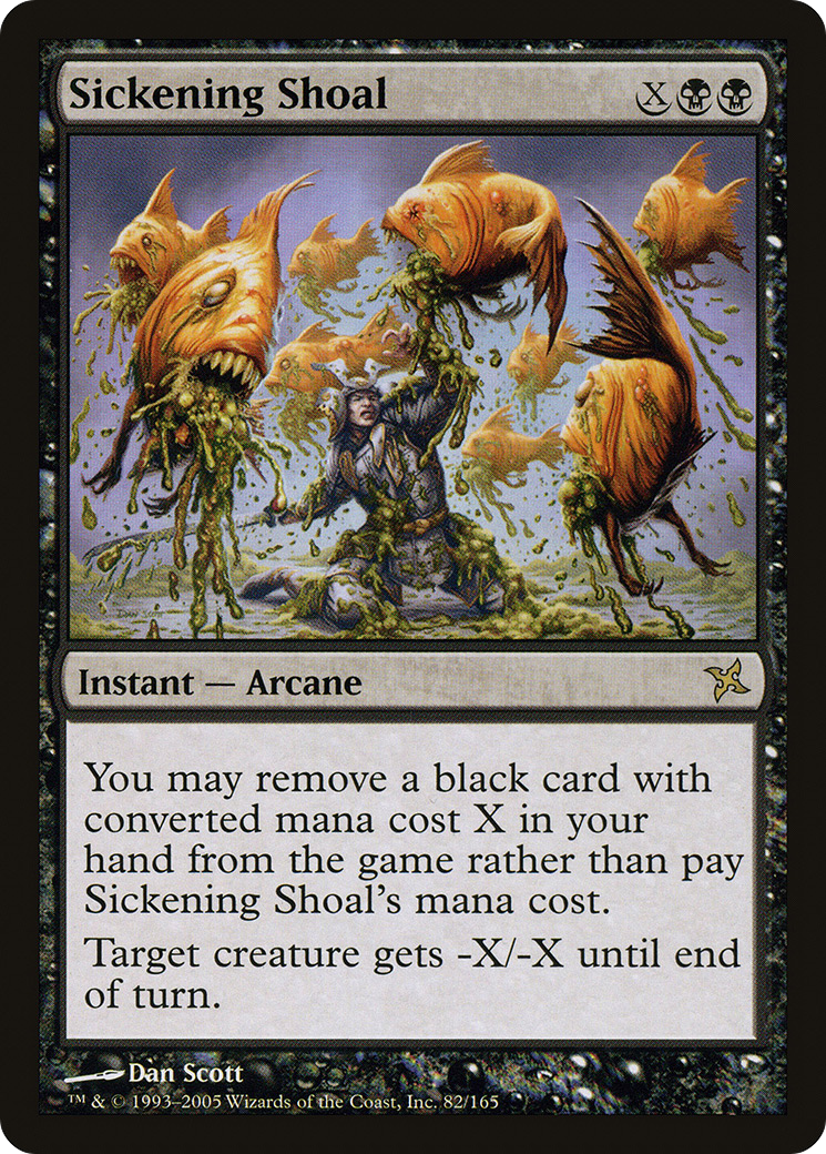 Sickening Shoal (BOK-082) [Betrayers of Kamigawa] Foil MTG Single Wizards of the Coast