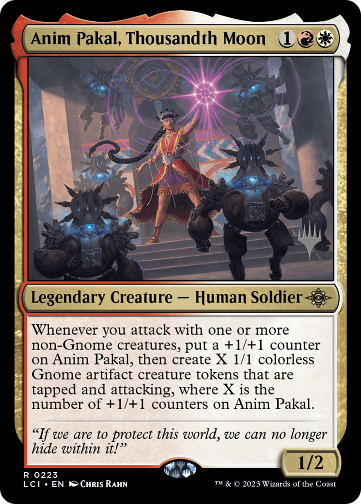 Anim Pakal, Thousandth Moon (PPLCI-223) [The Lost Caverns of Ixalan Promos] MTG Single Wizards of the Coast