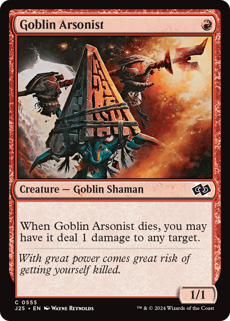 Goblin Arsonist (J25-555) [Foundations Jumpstart] MTG Single Wizards of the Coast